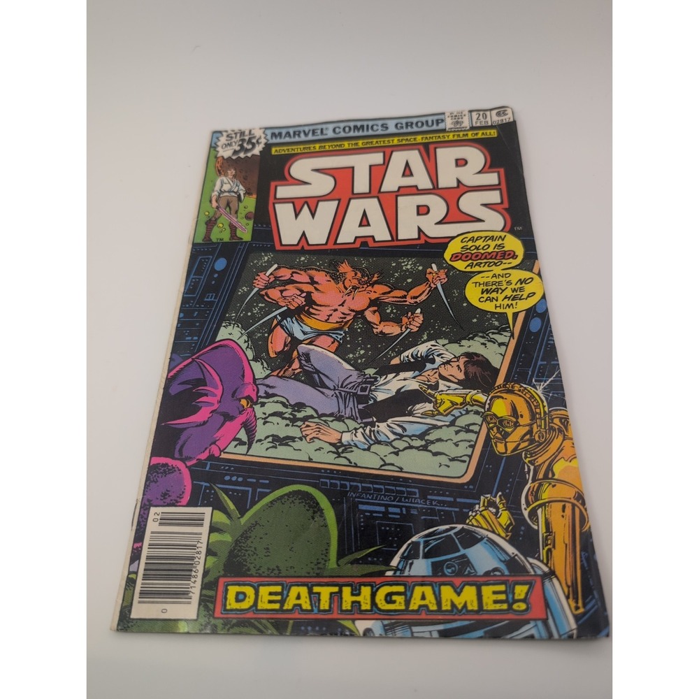 Star Wars #20 1979 Marvel Newsstand | Luke Skywalker Action | Comic Book